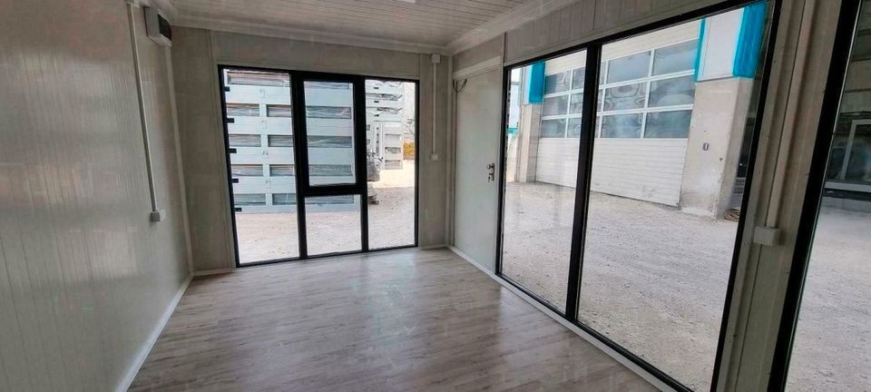 ► Arbeitsraumcontainer / Wohncontainer mit Panoramablick - 21 qm ◄ Tiny House Feriendomizil Bürocontainer Erwerb Container-Wohnsiedlung Finanzierung Innovative Lebenskonzepte Flexibles Leben Neuware in Erlangen