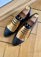 Céline Celine Oxfords 41 Mokassin Schuhe schwarz gold Leder Berlin - Schöneberg Vorschau