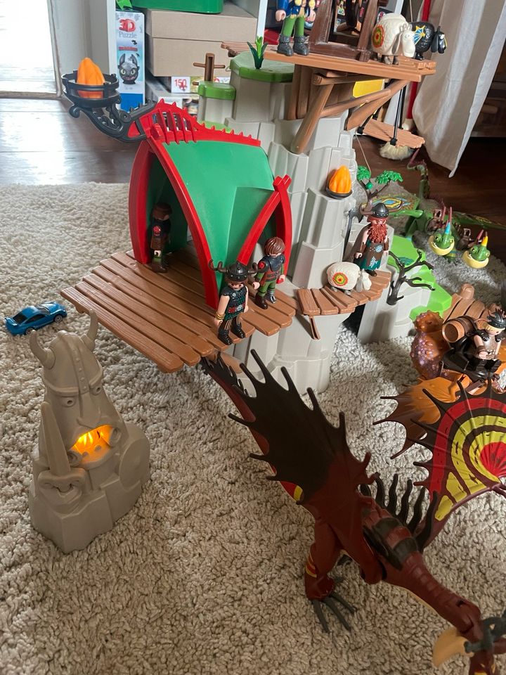 Playmobil Dragons Berk mit Drachen und Schiff in Stuttgart