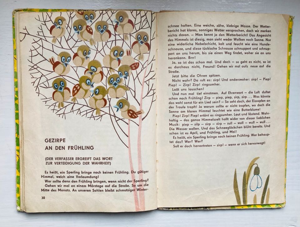 DDR Kinderbuch 1970 Heino Väli UdSSR „Spatz Spätzchen“ in Dresden