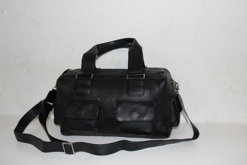 BREE Twin Bag Handtasche Leder Weekender Schwarz Umhängetasche in Duisburg