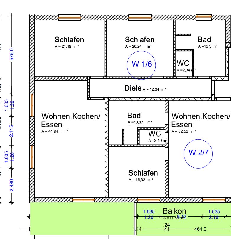 3-Zimmer Wohnung in perfekter Lage (Erstbezug WHG 01) in Eggenfelden
