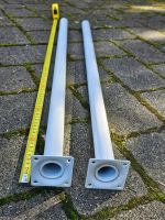 Tischbein weiß Metall 70cm Wandsbek - Hamburg Bergstedt Vorschau