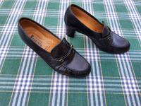 Dunkelblaue Leder Pumps von Lav.Artigiana  Modell Sabella Niedersachsen - Hinte Vorschau