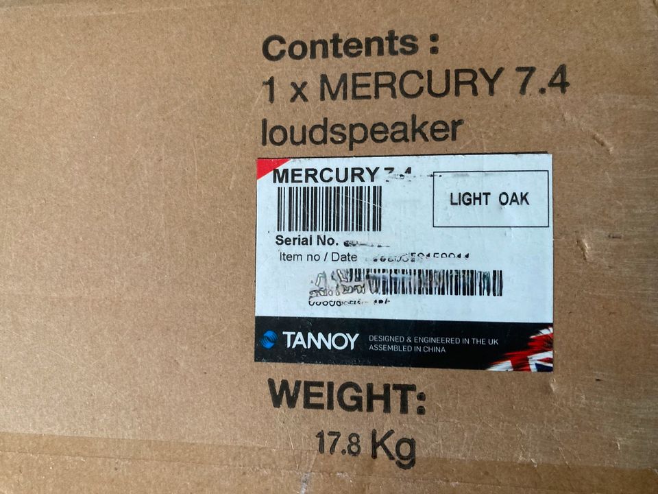 Tannoy Mercury 7.4 - Standlautsprecher - Eiche hell in Kiel