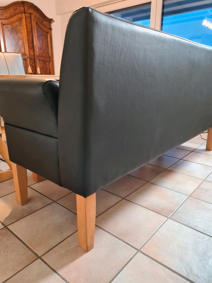 Sofa Essbank Canape Esszimmer Sitzbank Stühle Echtleder Essgruppe in Neuwied