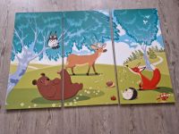 Bild Tiere Wald Kinderzimmer 120x80cm Junge Mädchen neuwertig Sachsen - Glauchau Vorschau