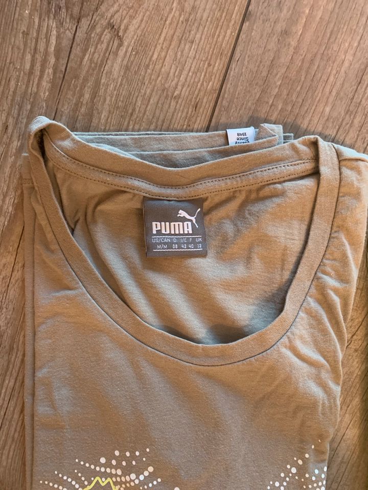 Puma T-Shirts Neu und Ungetragen, Größe M / 38 grau und gelb in Duisburg