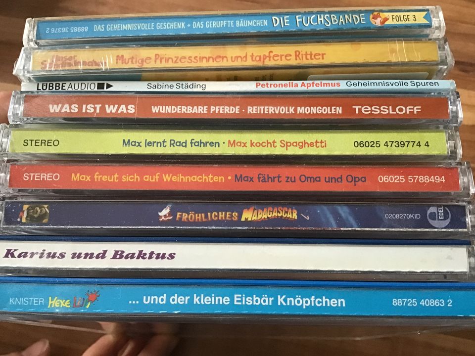 CDs, Hörspiele für Kinder: Karius und Baktus, Max, Hexe Lill…. in Geldern