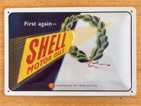 Shell Blechschild, Werbeschild 1952 limitiert Nr. 630 neu Frankfurt am Main - Nordend Vorschau