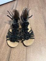 Ballerinas Sandalen Sommer Schuhe schwarz Blumen Baden-Württemberg - Großrinderfeld Vorschau