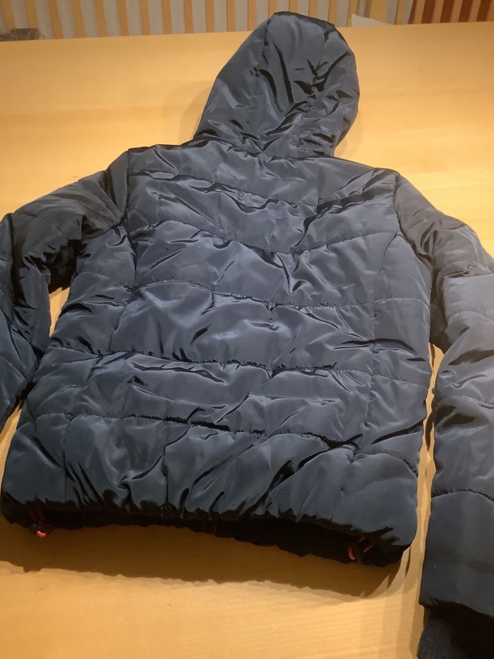 SuperDry Winter Jacke blau M in Türkheim