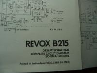 Revox B215 Schaltplan im guten Zustand Berlin - Spandau Vorschau