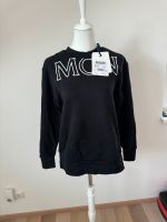 Moncler - Pullover Sweatshirt in schwarz mit weißer Schrift Gr. M Bayern - Neuhaus am Inn Vorschau