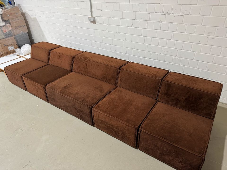 COR TRIO Brown Sofa Modular Vintage Teddy Mid Century in Berlin