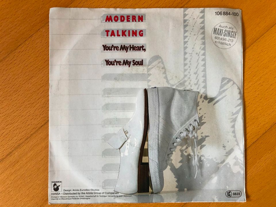 Modern Talking You’re my Heart, you my Soul 1984 Vinyl Single in Detmold