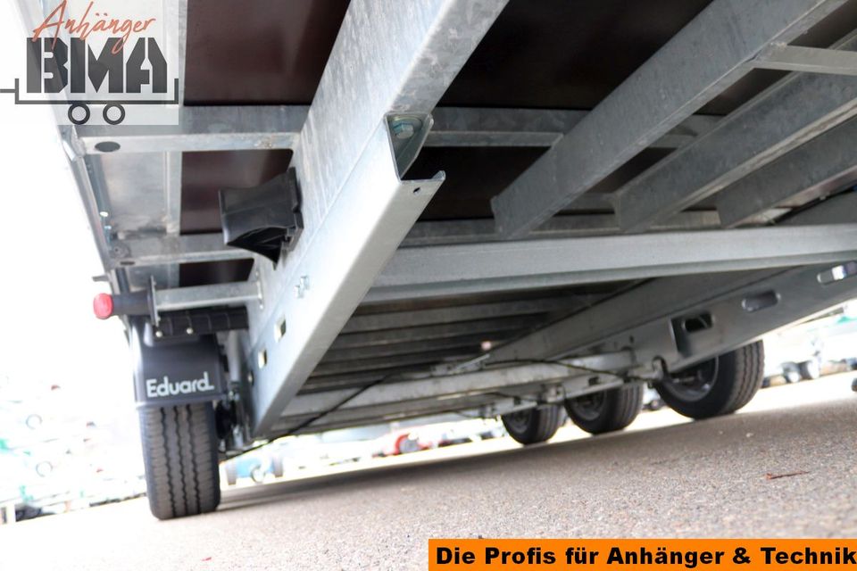 EDUARD MEGA Hochlader Anhänger 3-Achser 856x220x30 3500kg in Mühlhausen im Täle