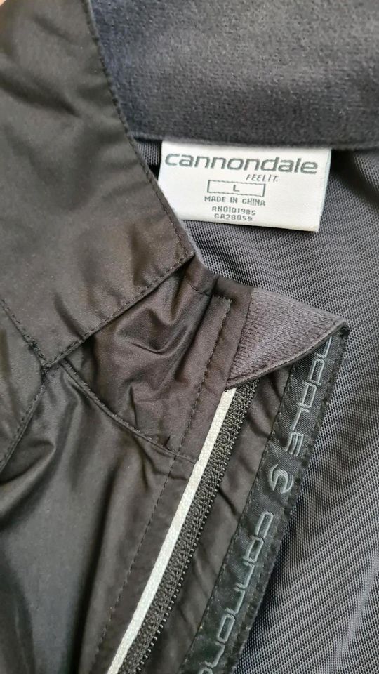 Cannondale Herren Fahrrad Windjacke Regenjacke L bike wear 2in1 in Bamberg