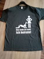 Personalisiertes T-Shirt Hochzeit Ehe Funshirt Partner Heiraten Sachsen - Markranstädt Vorschau