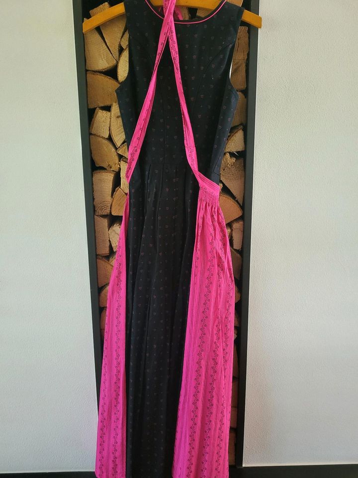 Tolles Wenger Dirndl lang 34 schwarz pink in Ruhstorf an der Rott