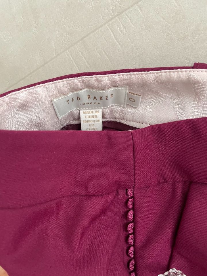 TED Baker Hose Pink Himbeere Pflaume 34 NEU in Kornwestheim