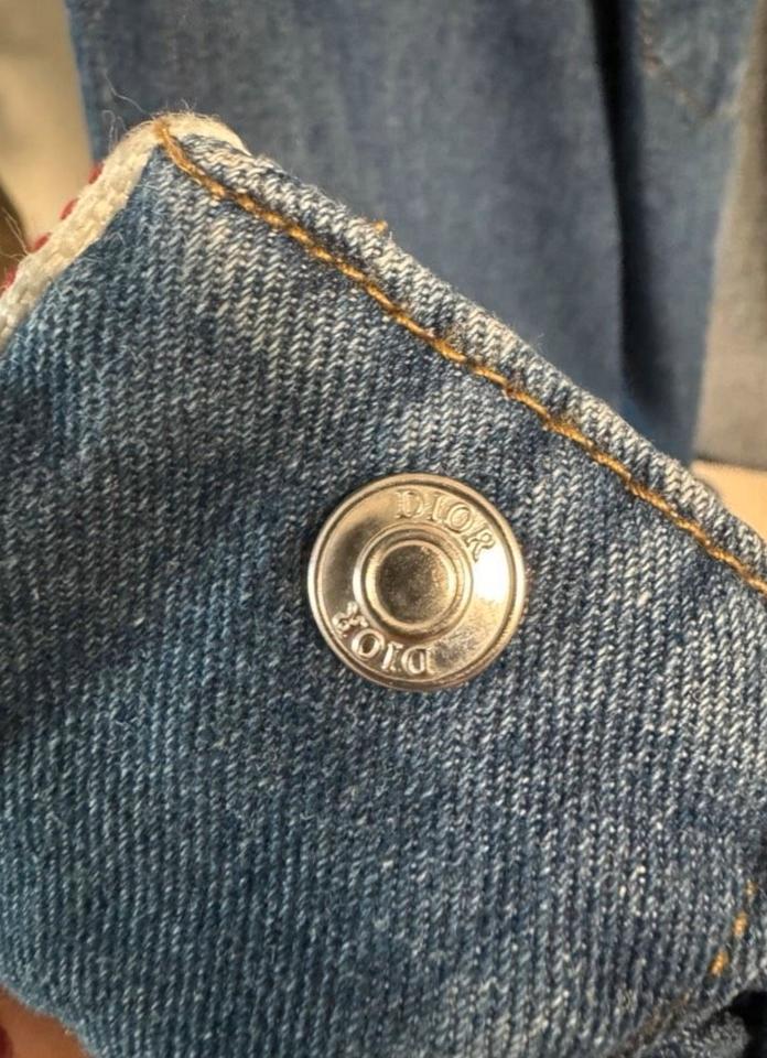 Christian Dior Jeans Denim Jacke Hemd Dior x Stussy NP 1600 € in Offenbach