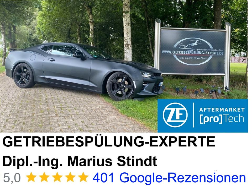 ZF [pro]Tech start Partner und Marktführer,  Spülsystem ohne schädlichen Reiniger !! Getriebespülung BMW Mercedes F10 F11 F30 F31 E60 E61 E70 W211 W212 W213 DSG CVT Audi Ford Opel Wandler 51 Getriebe in Schwabhausen