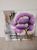 Bild Canvas Blume handbemalt Nordrhein-Westfalen - Niederkrüchten Vorschau