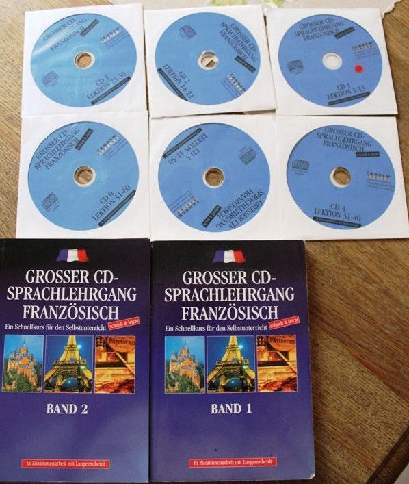 Großer CD-Sprachlehrgang Französisch Band 1 + 2 und 6 CDs in Neunkirchen-Seelscheid