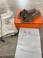 Hermès Sandalen Oran étoupe Gr 37,5 Niedersachsen - Göttingen Vorschau
