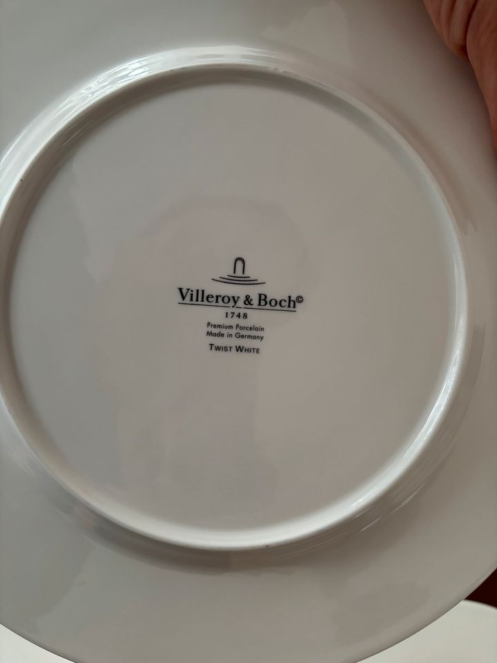 6x Villeroy & Boch Speiseteller Twist White in Köln