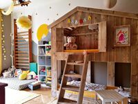 Bauholz Kinderbett | Etagenbett | Hochbett aus Holz Bayern - Unterthingau Vorschau