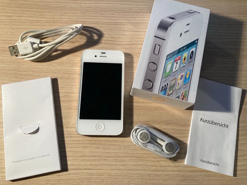 iPhone 4S weiß Akku schwach in Nürnberg (Mittelfr)