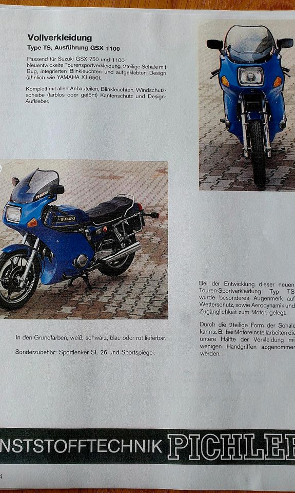 Pichler Prospekt Motorrad-Verkleidungen 80/81 in Schleswig-Holstein -  Itzehoe | eBay Kleinanzeigen ist jetzt Kleinanzeigen