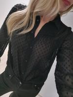 Zara Bluse/ Top schwarz transparent Nordrhein-Westfalen - Velbert Vorschau