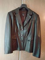 Lederblazer, dunkelbraun fast schwarz, Gr. 44 Niedersachsen - Oldenburg Vorschau