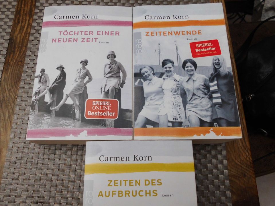 Carmen Korn-3 Taschenbücher-Bestseller- in Nettetal