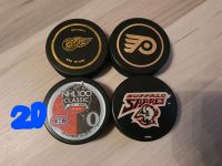 4 NHL Eishockey Pucks, je. 15-20 €, made in Slowakei Nordrhein-Westfalen - Enger Vorschau