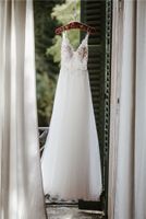 Leichtes luftiges Brautkleid Hochzeitskleid XS 34 sehr gut Düsseldorf - Bilk Vorschau