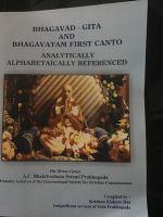 Bhagavad Gita and Bhagavatam First Canto Indexed (mit Gebeten) Niedersachsen - Lüneburg Vorschau