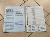 SONY KV-X2121D / 2521D TV Manual mit Schaltplan Hessen - Langgöns Vorschau