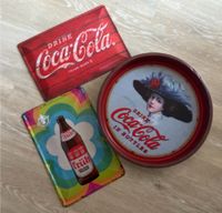 Blechschilder Emailleschild Tablett Coca-Cola Früh Kölsch Retro Nordrhein-Westfalen - Waldbröl Vorschau