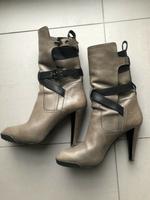 Original TOD'S Schuhe Lederstiefel grau schwarz Bayern - Altusried Vorschau