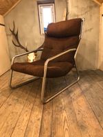 Lounge Chair Vintage Sessel Cord Chrom Möbel Stahlrohrsessel Bayern - Wettstetten Vorschau