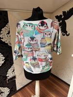 Süßes Eulen Shirt 3/4 Arm Fledermaus Pulli Oversize Gr M Rheinland-Pfalz - Dahn Vorschau