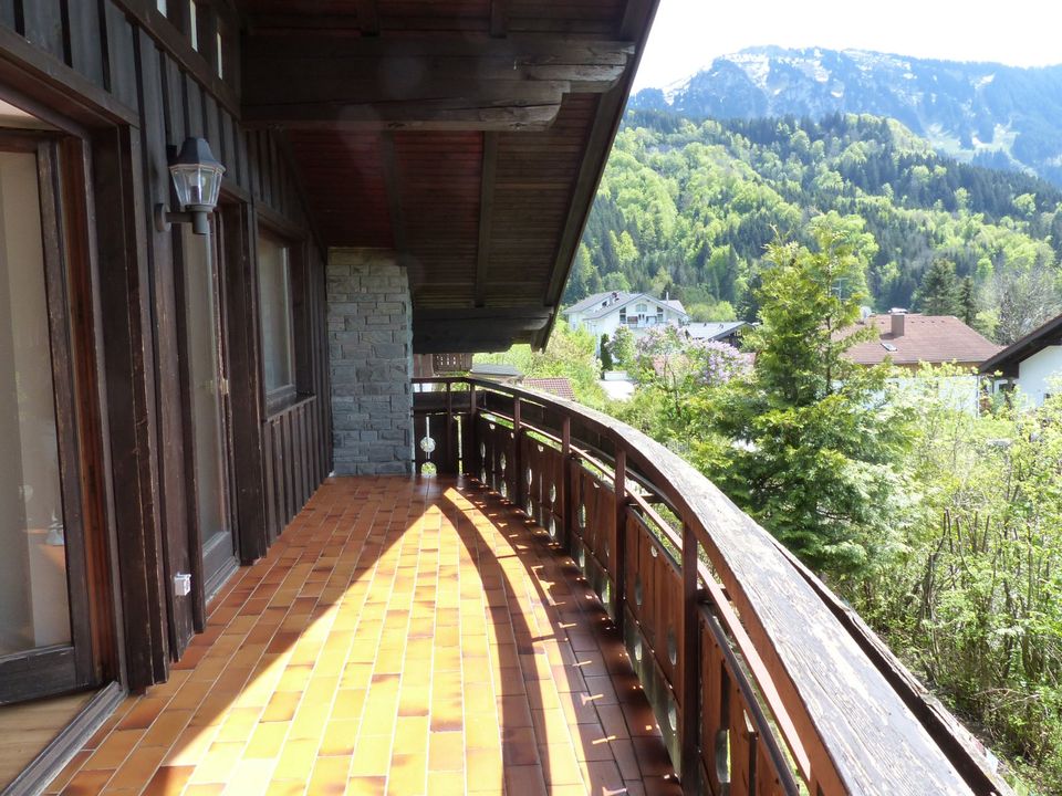 Obergeschoss Whg in Zweifamilienhaus mit tollem Bergblick in Rettenberg