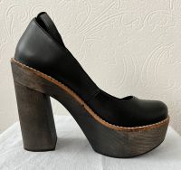 Buffalo High Heels, Leder schwarz Bayern - Nonnenhorn Vorschau