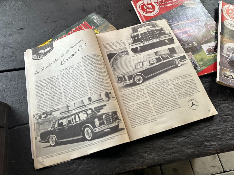 1985/ 1986 Automobil Motorrad Zeitschriften Opel Mercedes DKW in Schongau