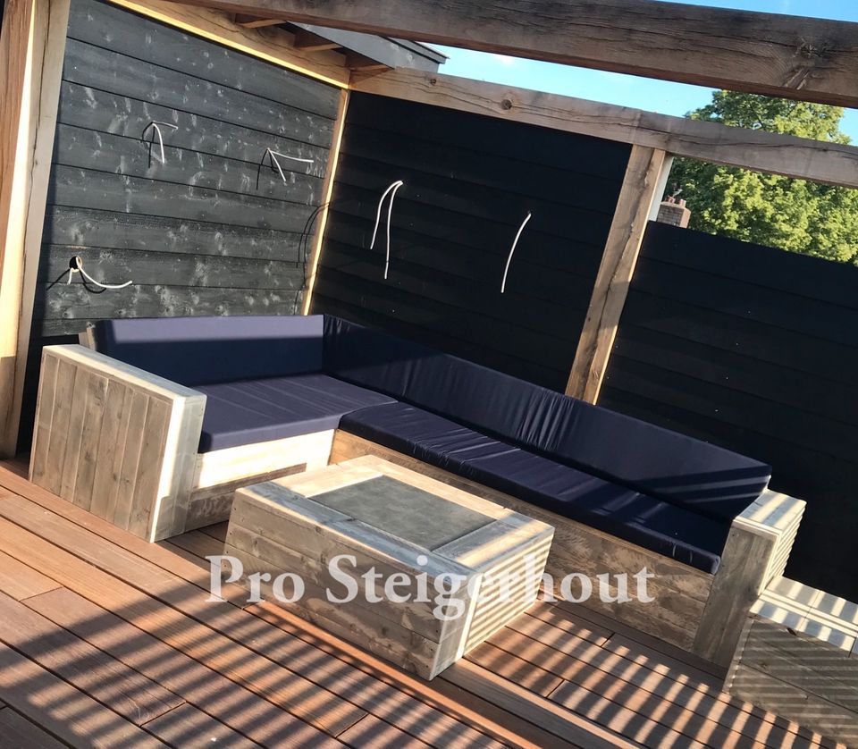 Gerüstholz Ecksofa Ecklounge Loungeset Lounge Sofa Gartenmöbel in Osnabrück