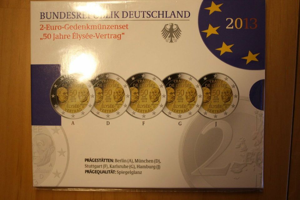 3 * 2 Euro Set der BRD in PP aus 2011, 2012 und 2013 in Bergisch Gladbach